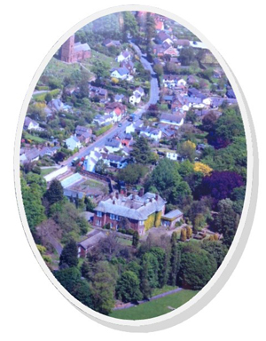 Aerial view of Burton